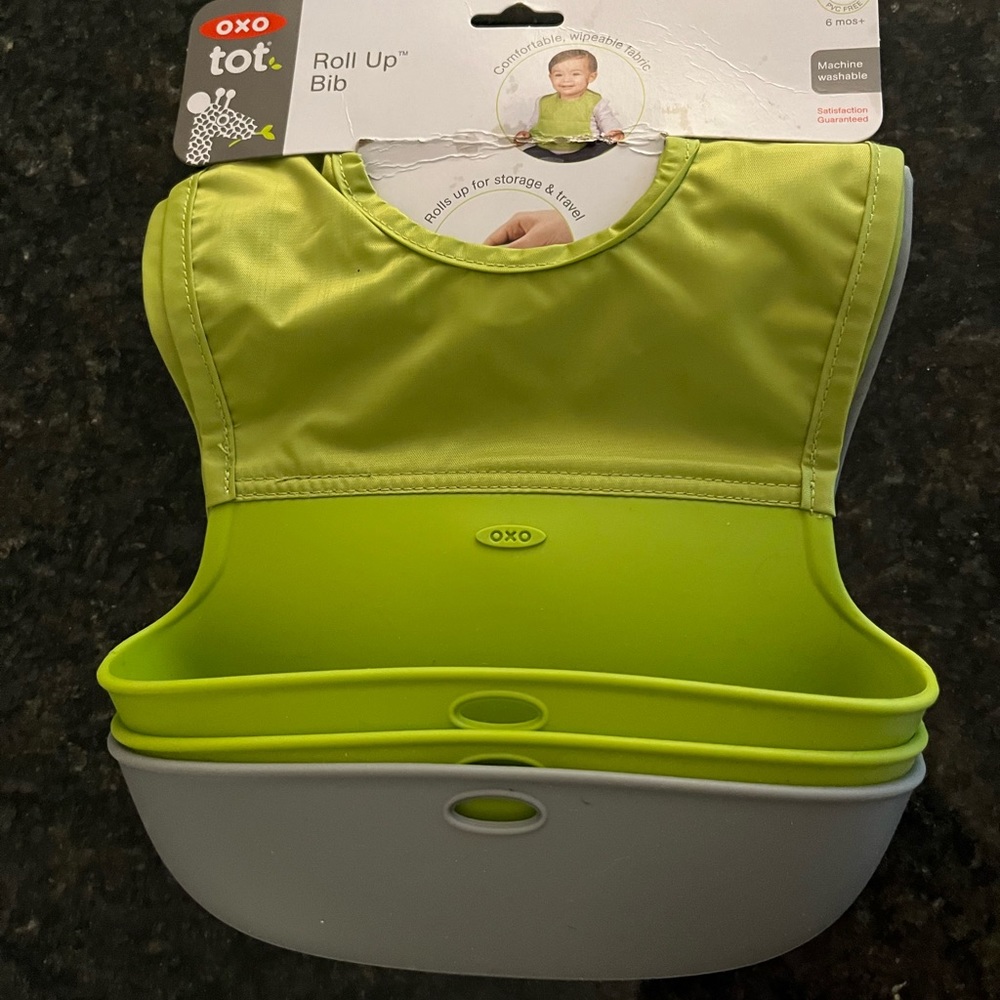 NWT S/3 Oxo Tot Roll Up Bibs